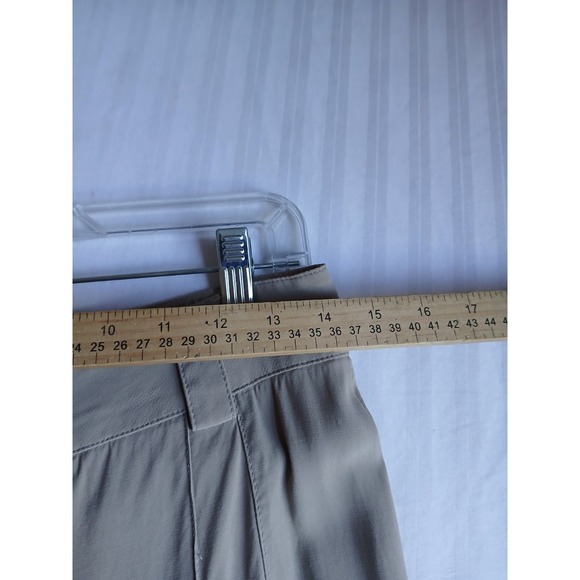 Zara Pants Small Francoise Pintuck Pleated Straight Crepe Trouser Preppy New - Picture 8 of 16